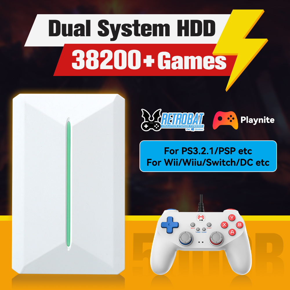 Gaming Console Chinese - Retrobat & Playnite System HDD Console