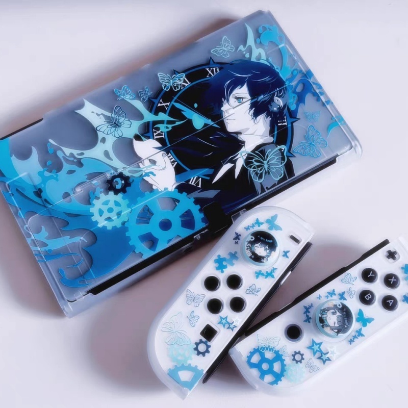 Gaming Console Nintendo Switch - Étui semi-transparent tendance Persona 3 Makoto