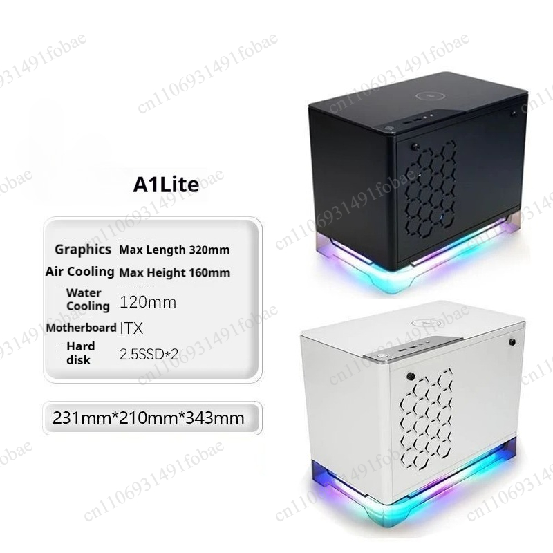 Gaming Console Mini - Boîtier Mini ITX A1 Lite, prend