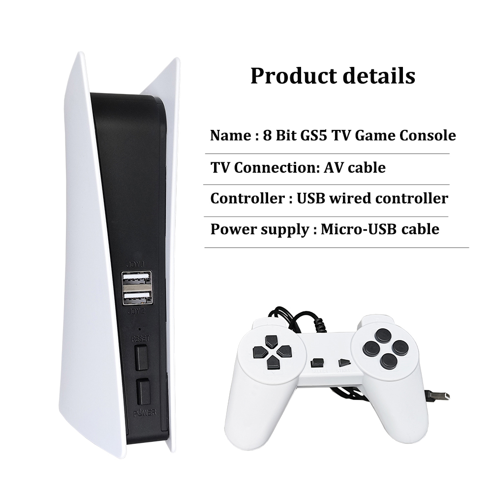 GS5 8 bits TV vidéo sortie AV  - Gaming Console Mini avis et prix