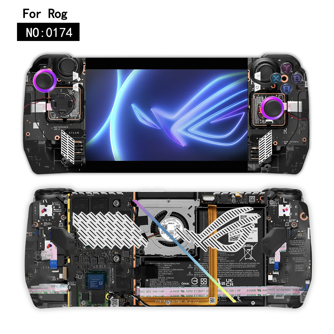 Nouveaux autocollants housse p - Gaming Console Asus Rog avis et prix
