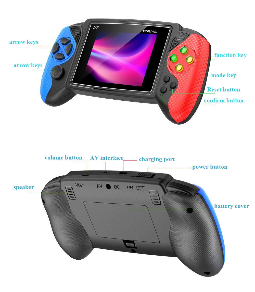 Console de jeu portable rétro  - Gaming Console Chinese avis et prix