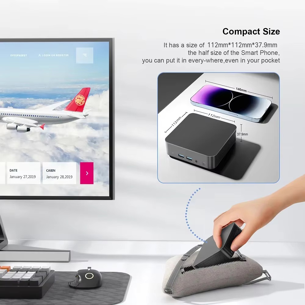Mini PC portable Intel N150 20 - Gaming Console Mini avis et prix
