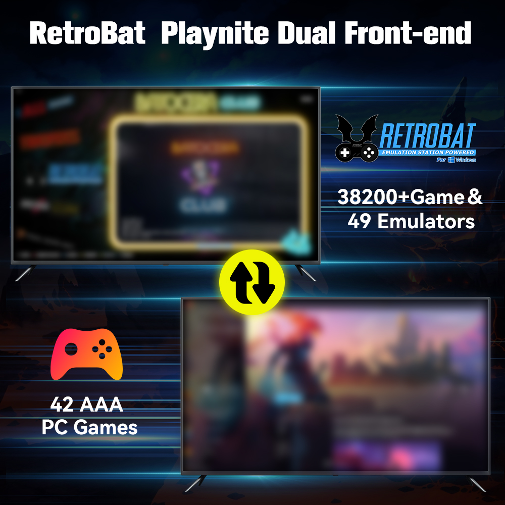 Retrobat & Playnite System HDD - Gaming Console Chinese avis et prix