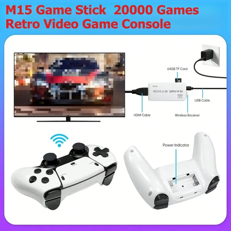 Console de jeu vidéo rétro M15 - Gaming Console Chinese avis et prix