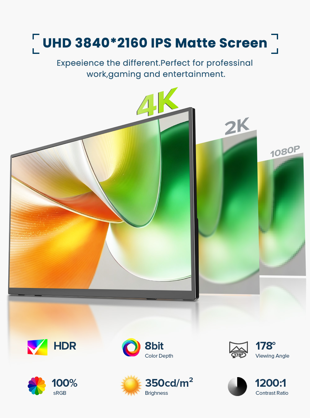 EVICIV 4K moniteur portable éc - Gaming Console Type avis et prix