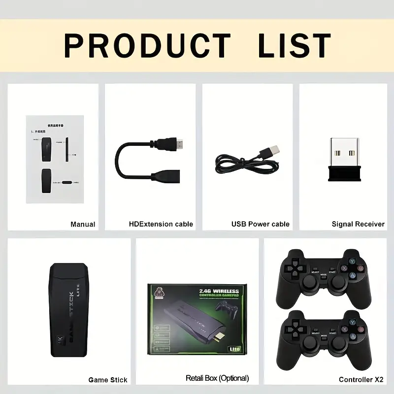 Console de jeu vidéo domestiqu - Gaming Console Chinese avis et prix